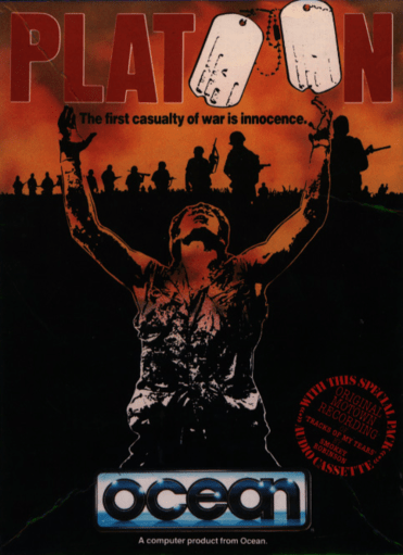 Platoon box art for ZX Spectrum